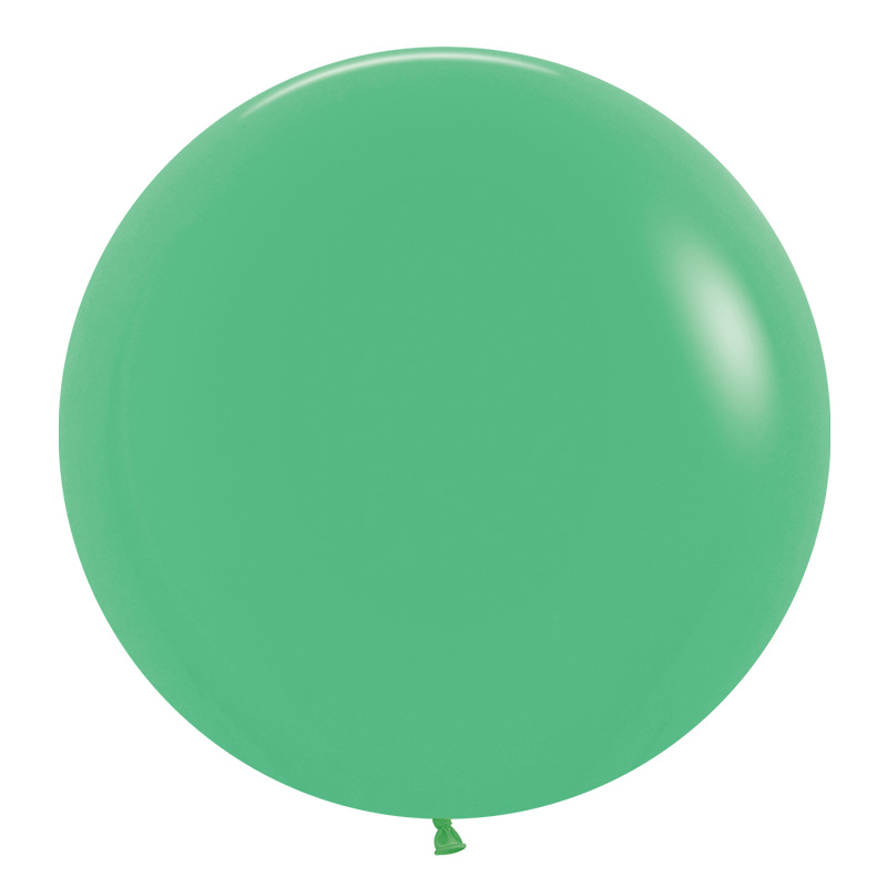 Matte Green 60cm Round Balloons 2pk (D)