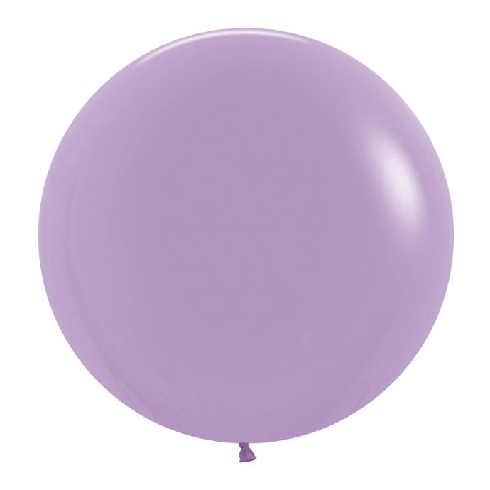 Matte Lilac 60cm Round Balloons 2pk (D)