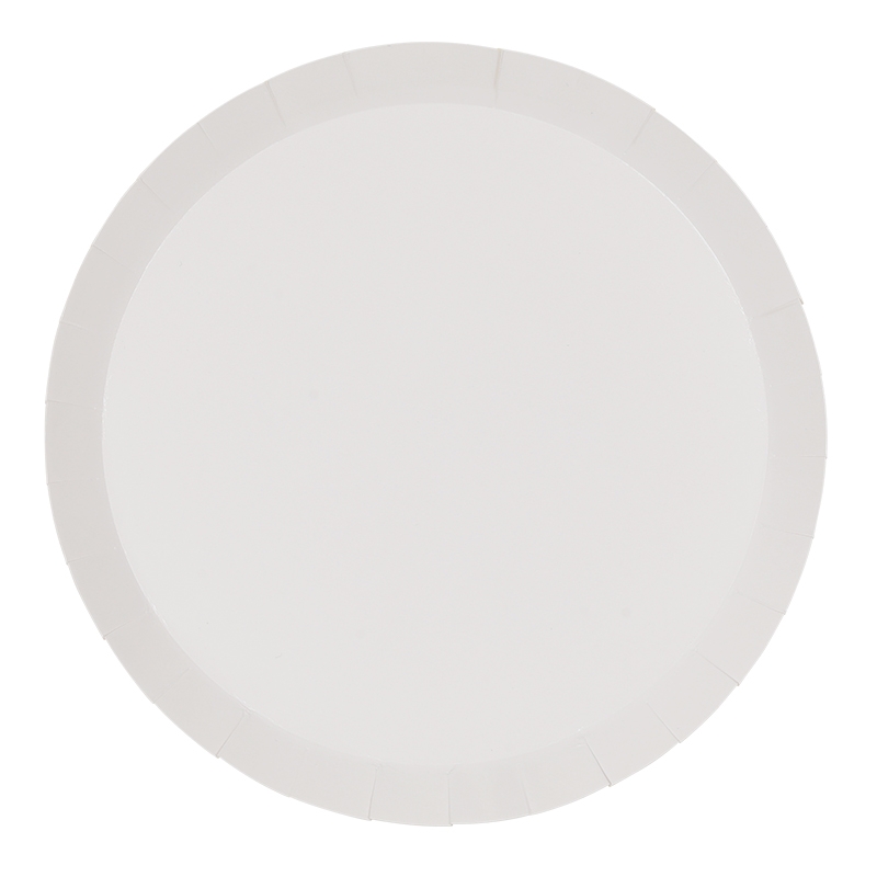 FS Paper Round Dinner Plate 9&quot; White 10pk (D)