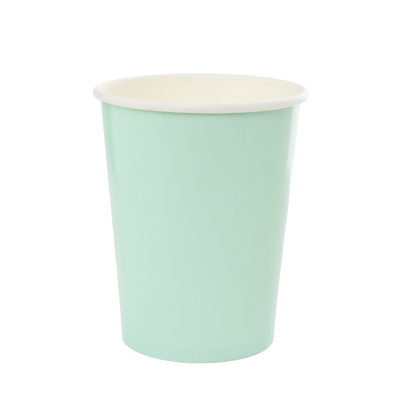 FS Paper Cup Mint Green 260ml 10pk (D)