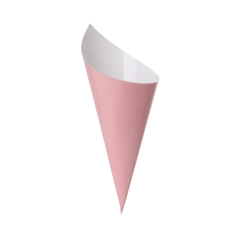 FS Paper Snack Cone Classic Pink 10pk (D)