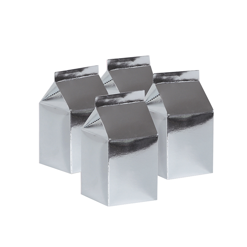 FS Milk Box Metallic Silver 10pk (D)