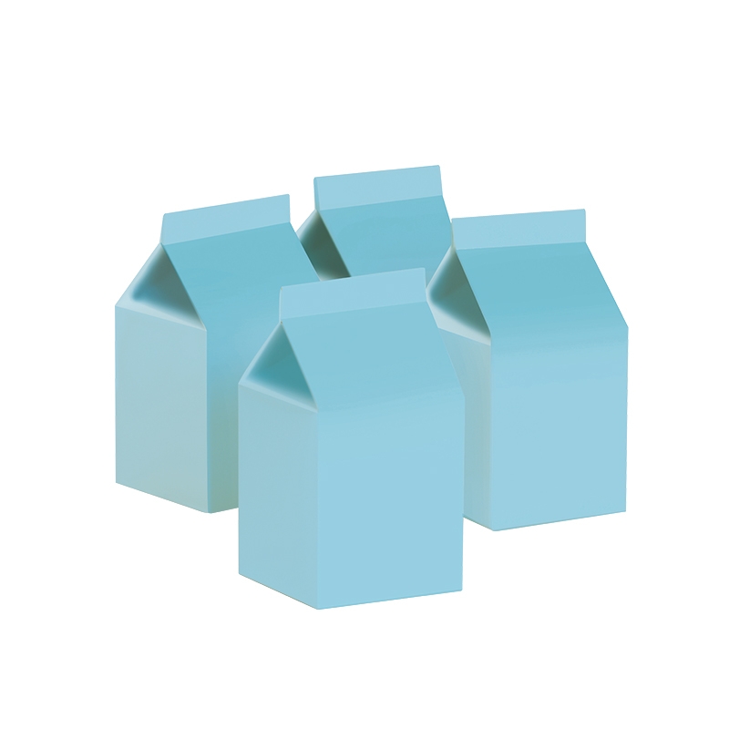 FS Milk Box Pastel Blue 10pk