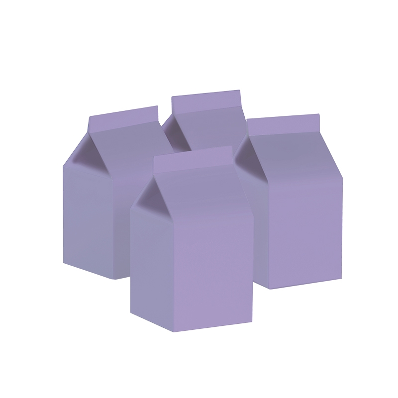 FS Milk Box Pastel Lilac 10pk (D)