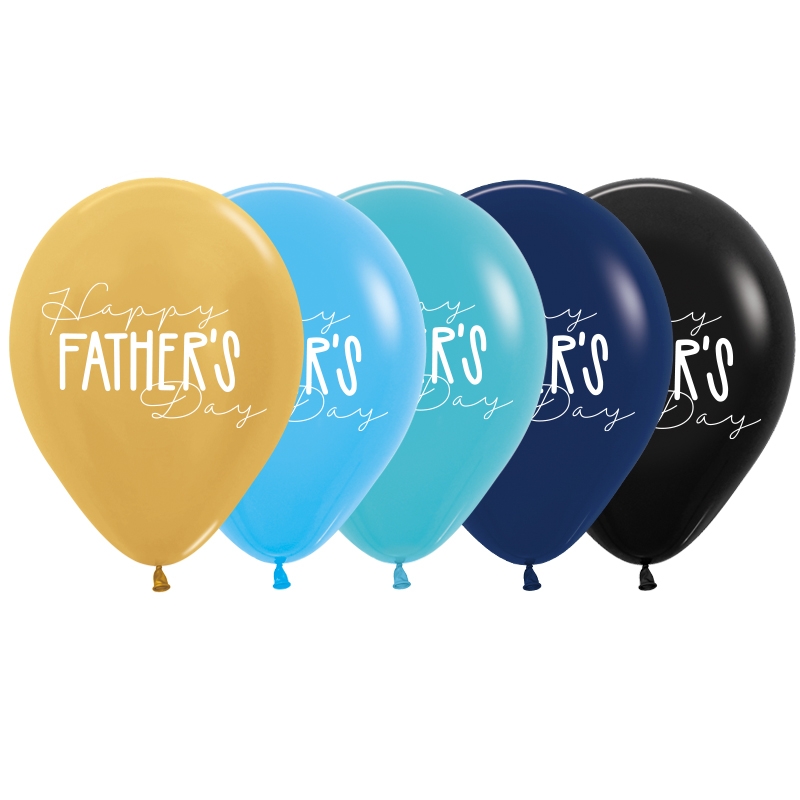 FS Father's Day Fash/Met 30cm 1s Wht Ink 50pk