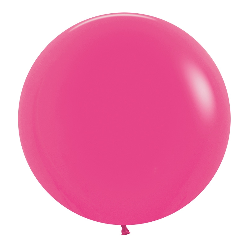Fashion Fuchsia 60cm Round Balloons 10pk