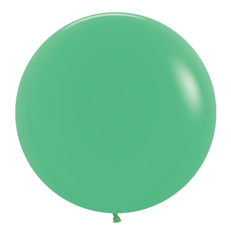 Fashion  Green 60cm Round Balloons 10pk (D)