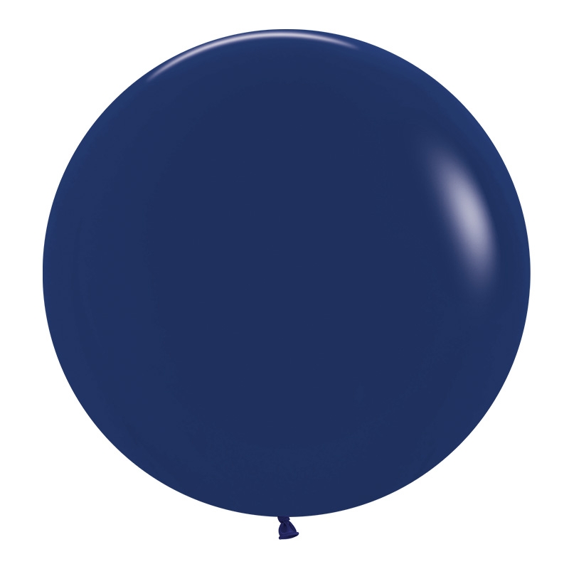 Fashion Navy Blue 60cm Round Balloons 10pk