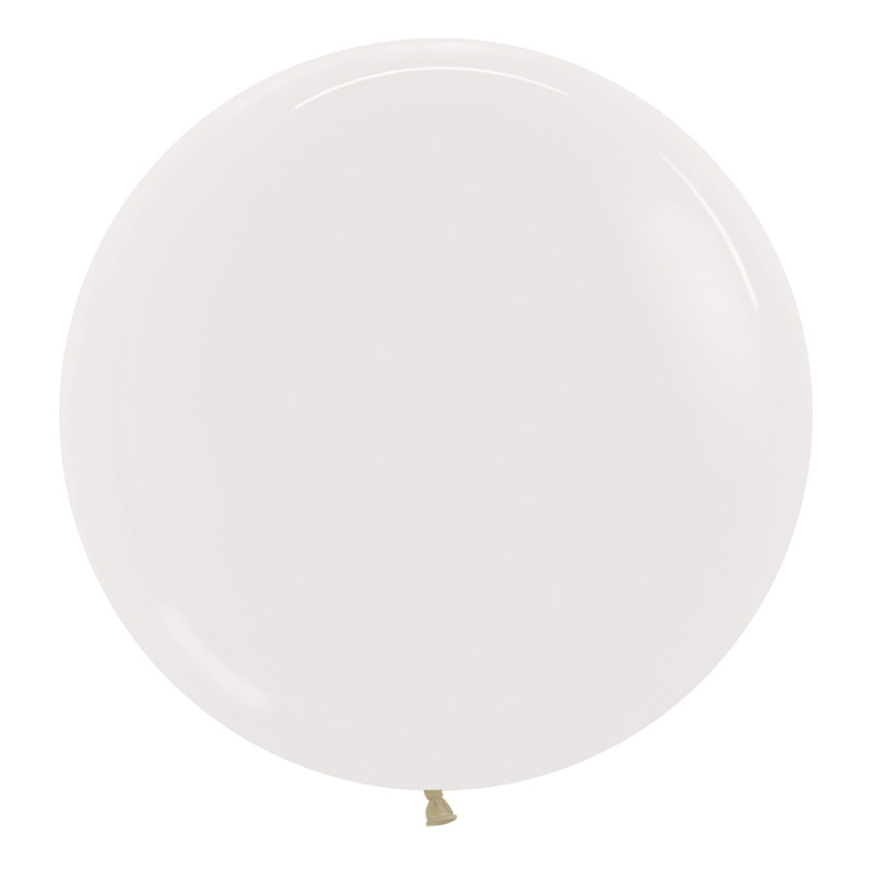 Crystal Clear 60cm Round Balloons 10pk