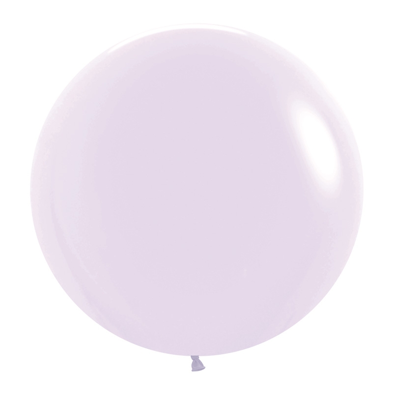 Pastel Lilac 60cm Round Balloons 10pk