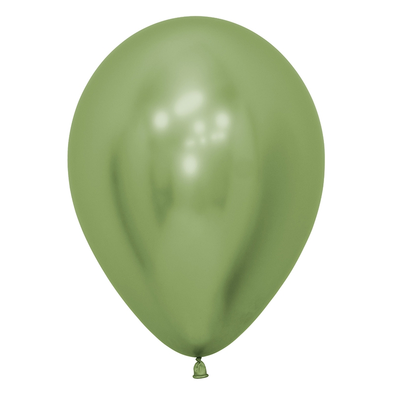 Reflex Lime Green 30cm Round Balloon 50pk