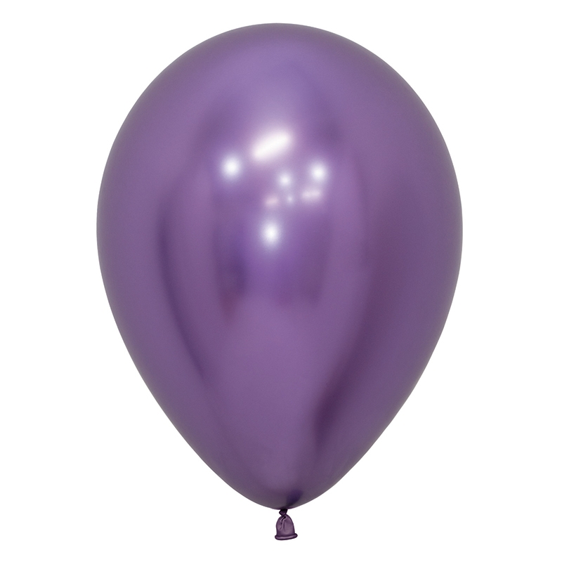 Reflex Purple 30cm Round Balloon 50pk