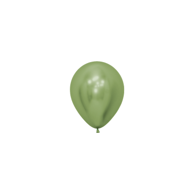 Reflex Lime Green 12cm Round Balloon 20pk