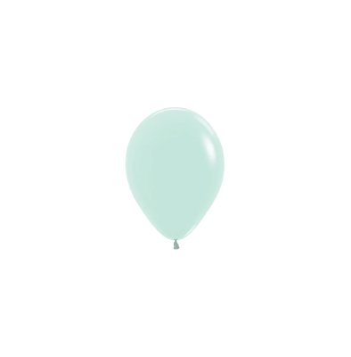 Matte Pastel Green 12cm Round Balloon 20pk