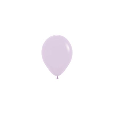 Matte Pastel Lilac 12cm Round Balloon 20pk