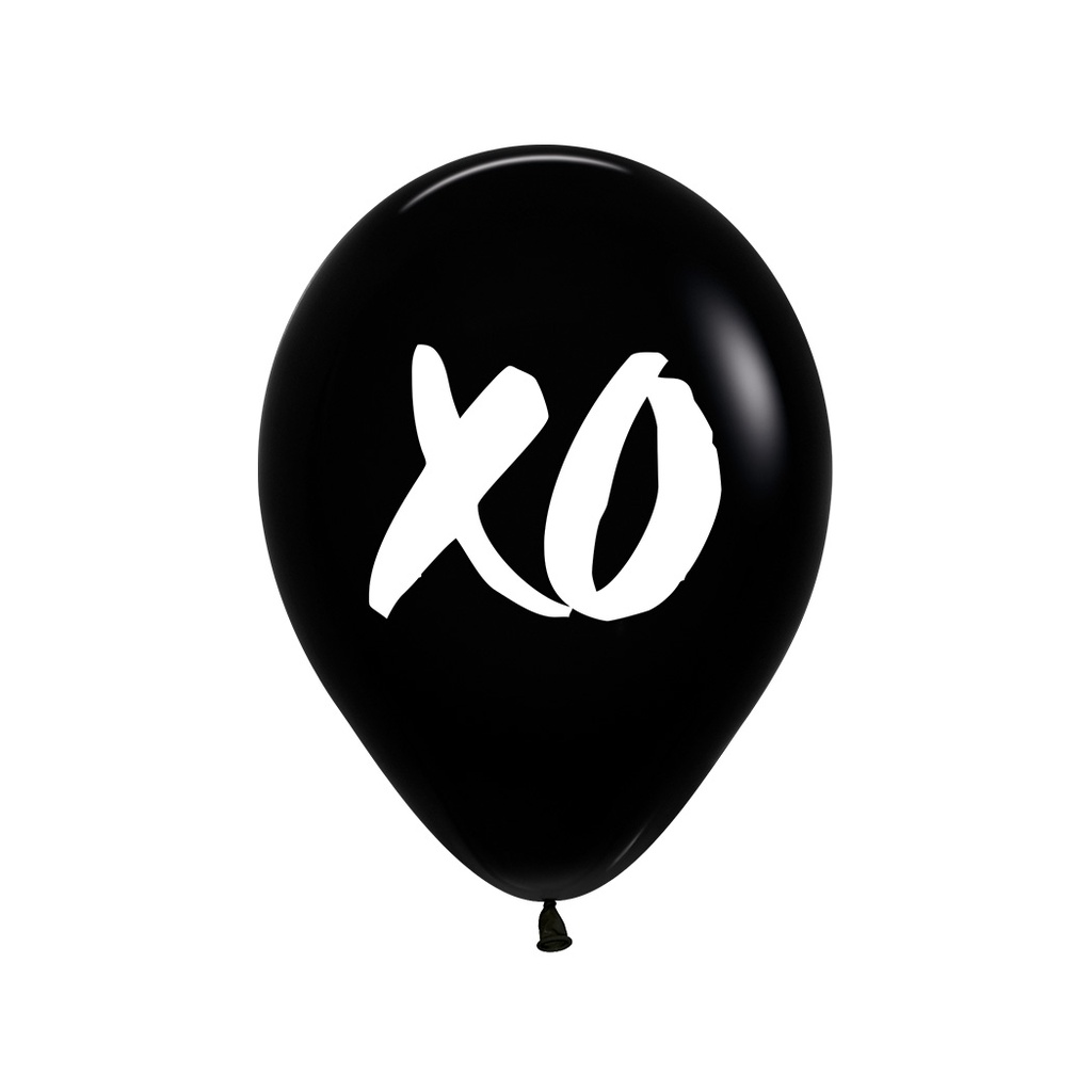XO Fashion Black 30cm 4S White Ink 50pk