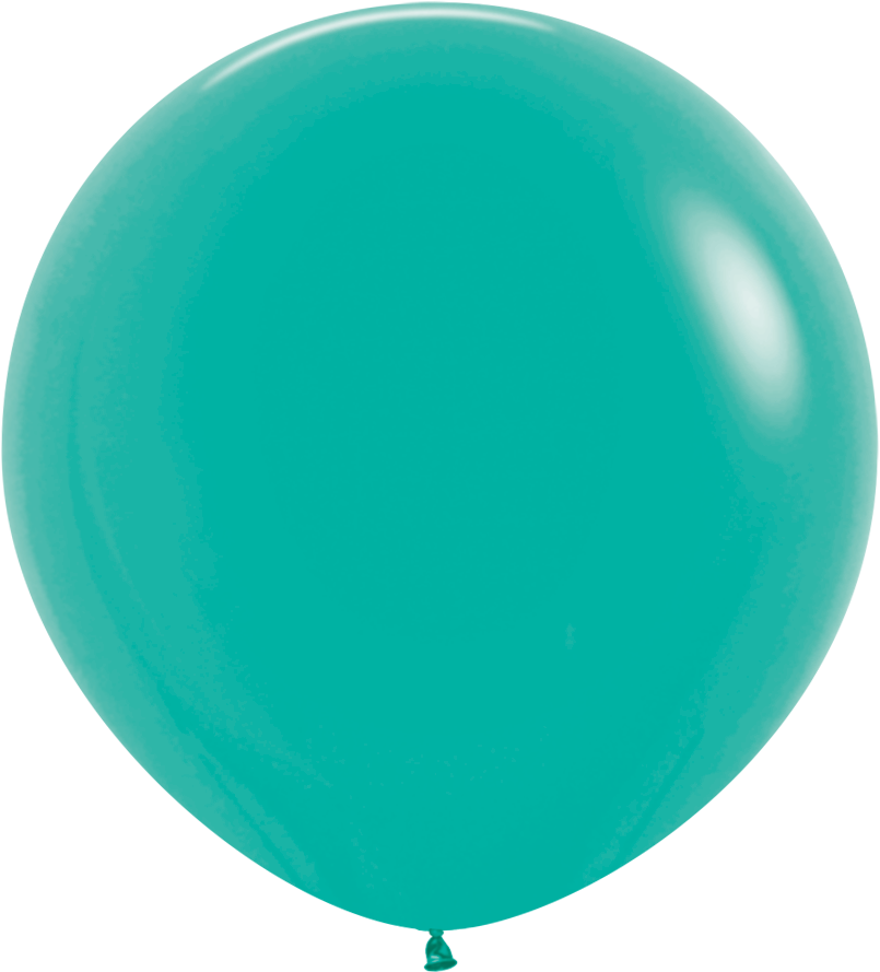 Fashion Aquamarine 90cm Round Balloon 1pk