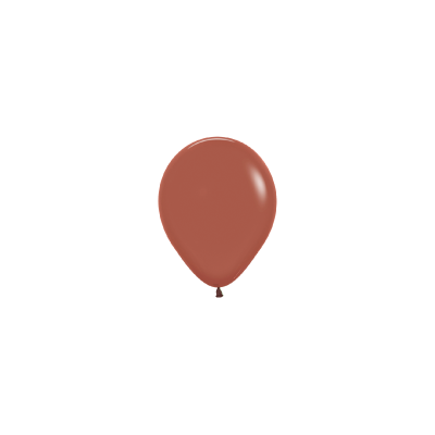 Matte Terracotta 12cm Round Balloon 20pk