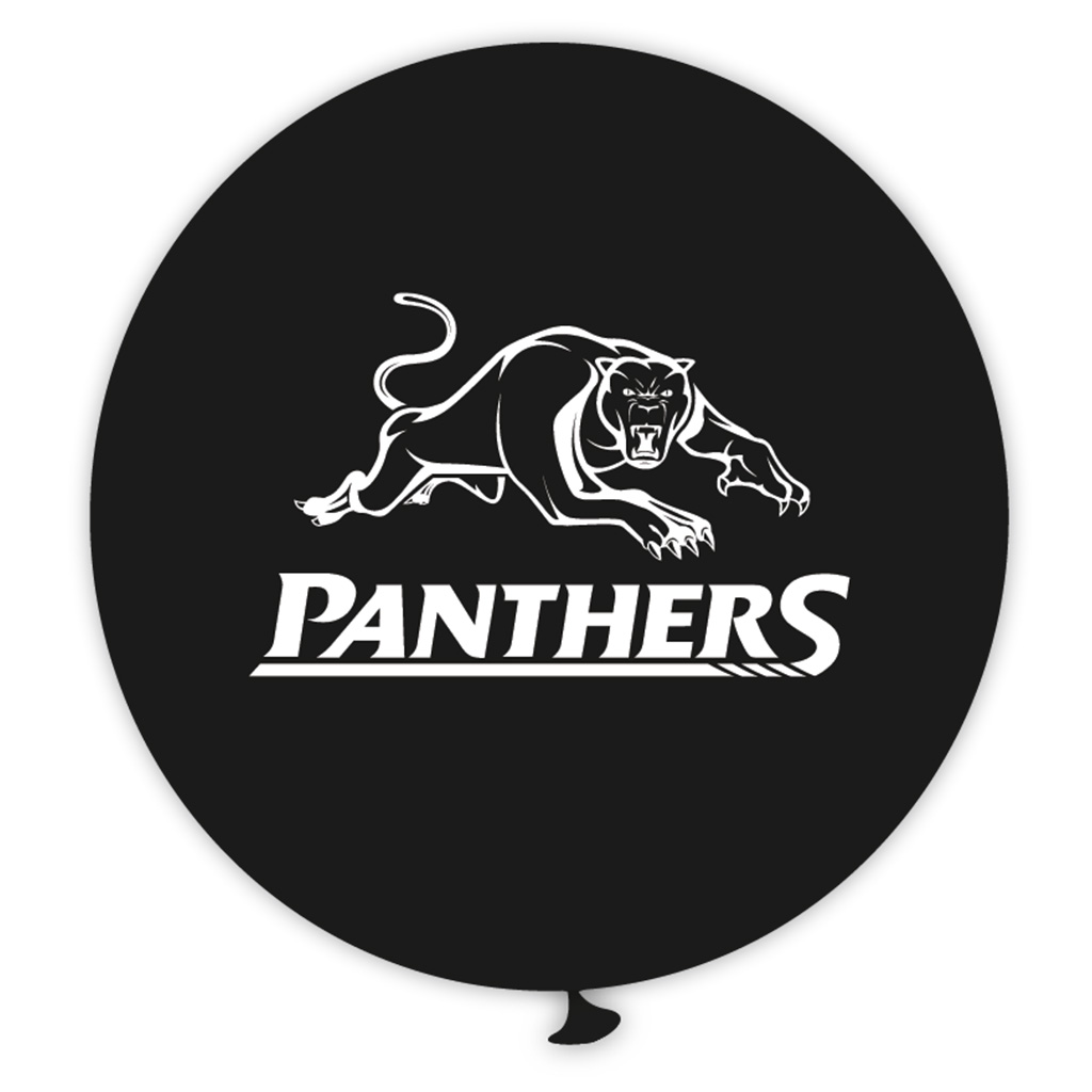 Panthers Printed 90cm Jumbo Balloons 1pk
