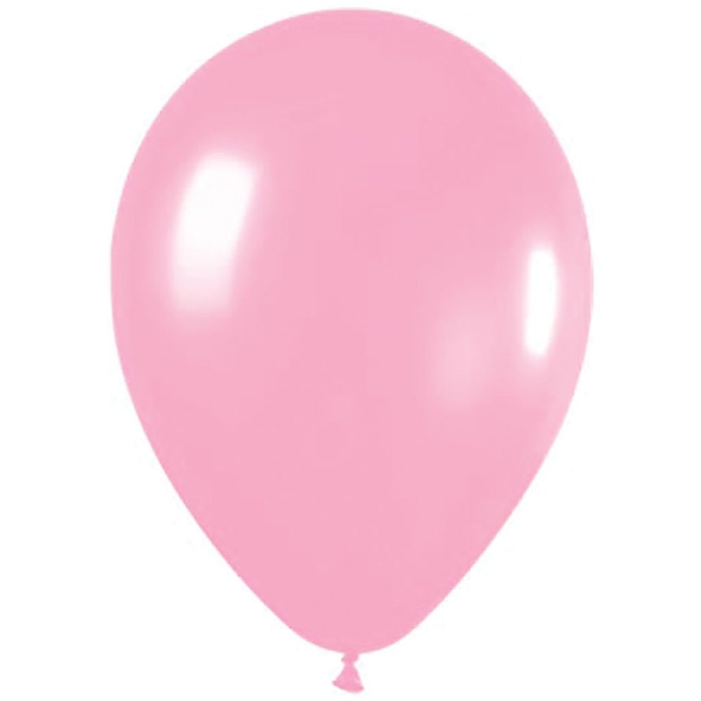 Shimmer Pearl Pink Round Balloon 18pk