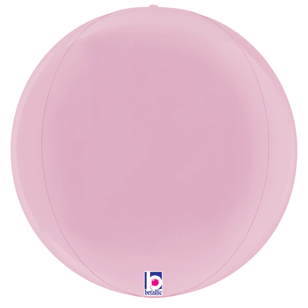 Globe Solid Pastel Pink  22&quot; 1pk