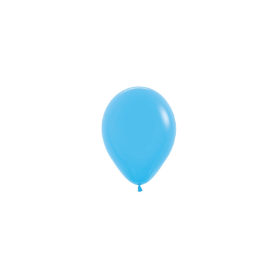 Matte Blue 12cm Round Balloon 20pk