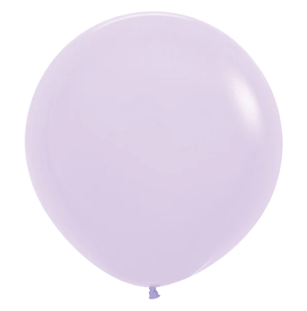 Matte Pastel Lilac 90cm Round Balloon 1pk