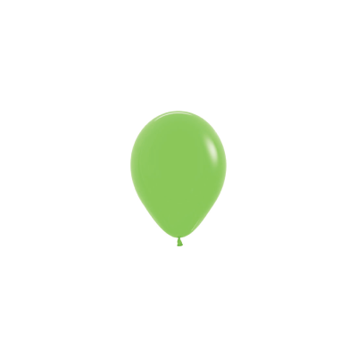 Matte Lime Green 12cm Round Balloon 20pk