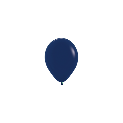 Matte Navy Blue 12cm Round Balloon 20pk
