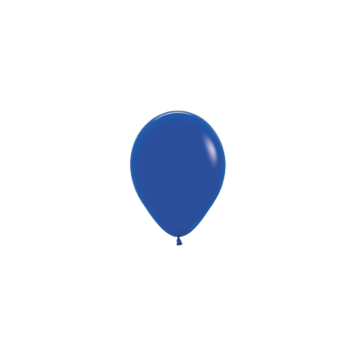 Matte Royal Blue 12cm Round Balloon 20pk