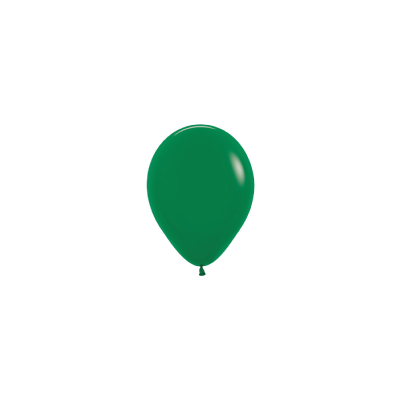 Matte Green 12cm Round Balloon 20pk