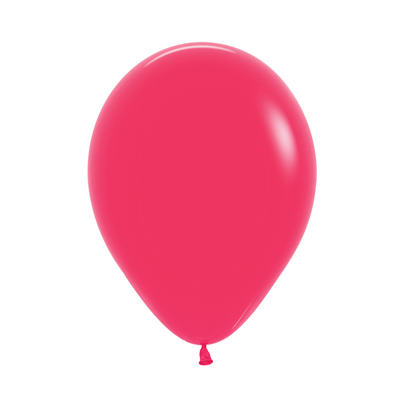 Matte Raspberry 30cm Round Balloon 18pk