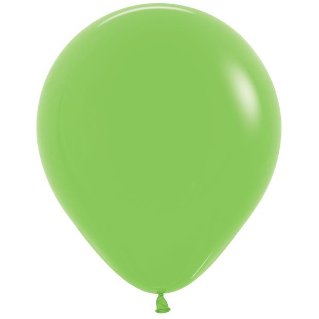 Matte Lime Green 45cm Round Balloons 6pk