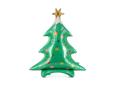 PD Foil Balloon Matte Christmas Tree with Star 1pkt 78x94CM