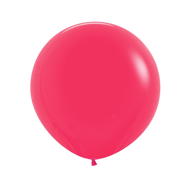 Matte Raspberry 45cm Round Balloons 6pk