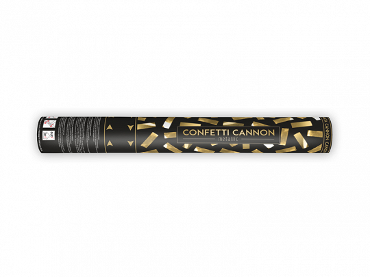 PD Confetti Cannon Gold 40cm 1pkt/1pc