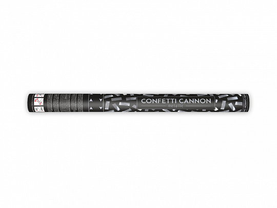 PD Confetti Cannon Silver 60cm 1pkt/1pc