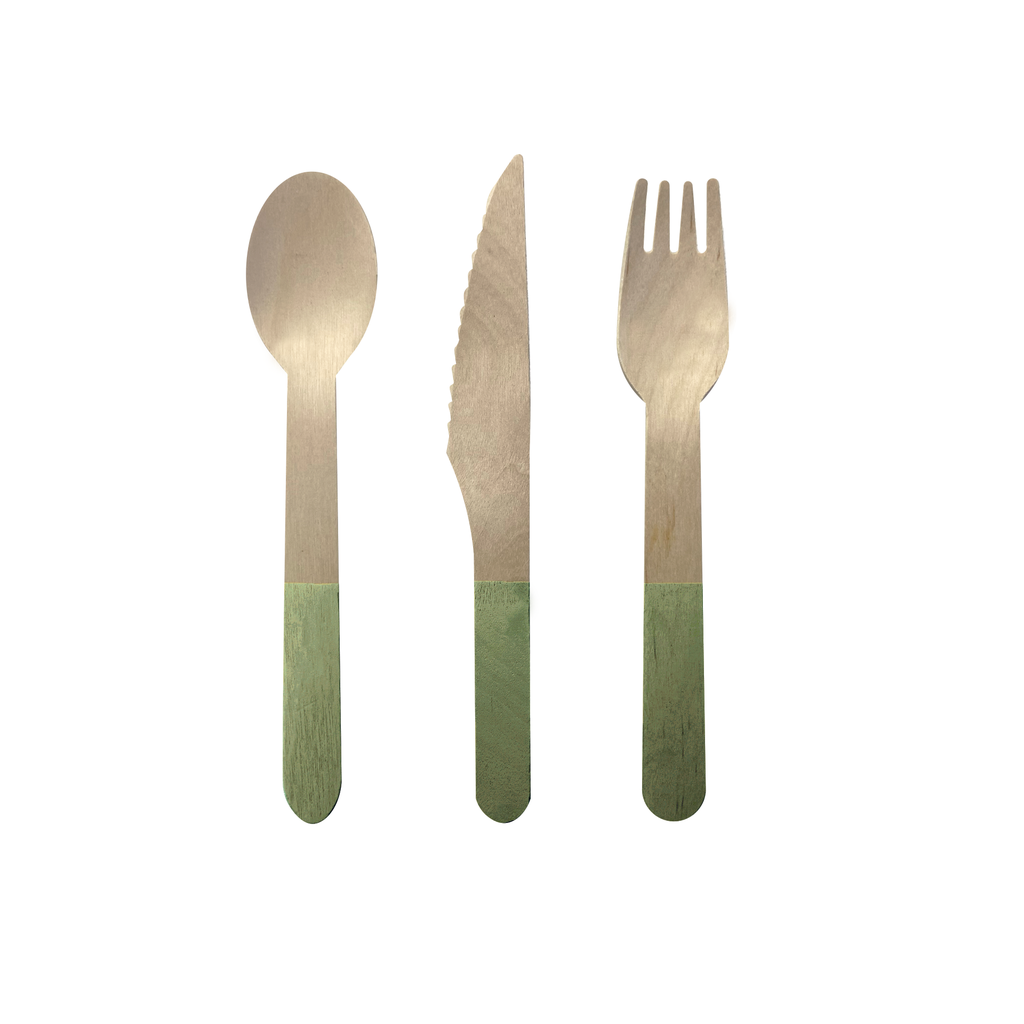 FS Wooden Cutlery Set Eucalyptus 30pk