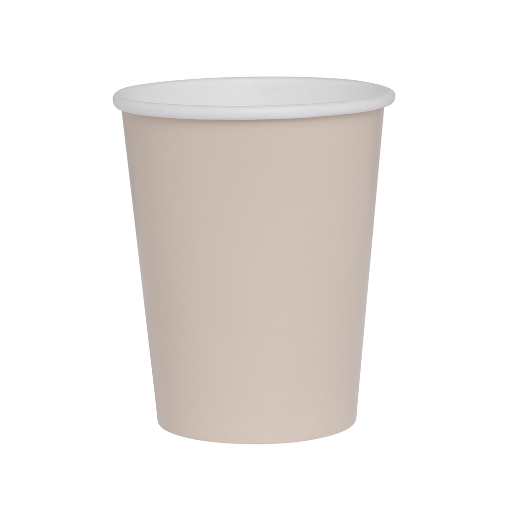 FS Paper Cup White Sand 260ml 10pk (D)
