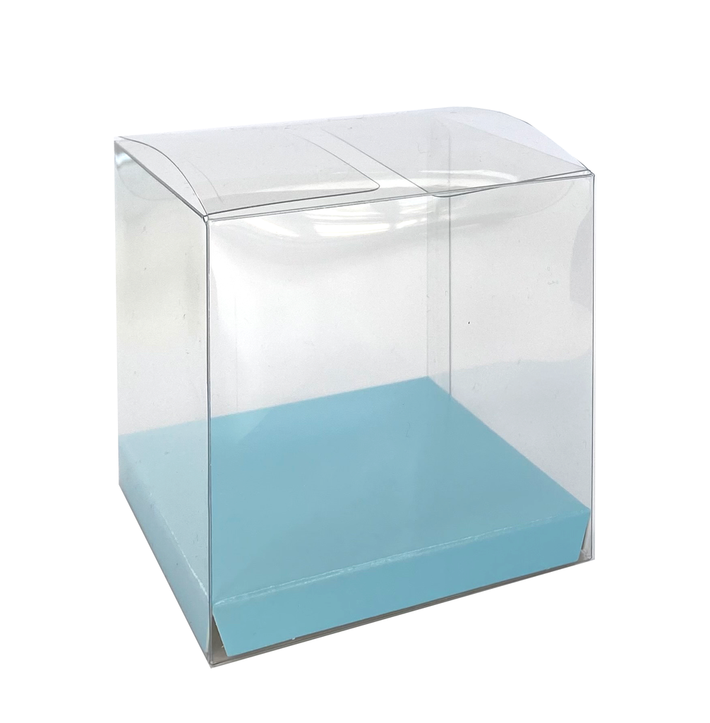 FS Clear Favour Box Pastel Blue 10pk