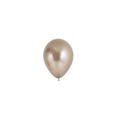 Reflex Champagne 12cm Round Balloon 20pk