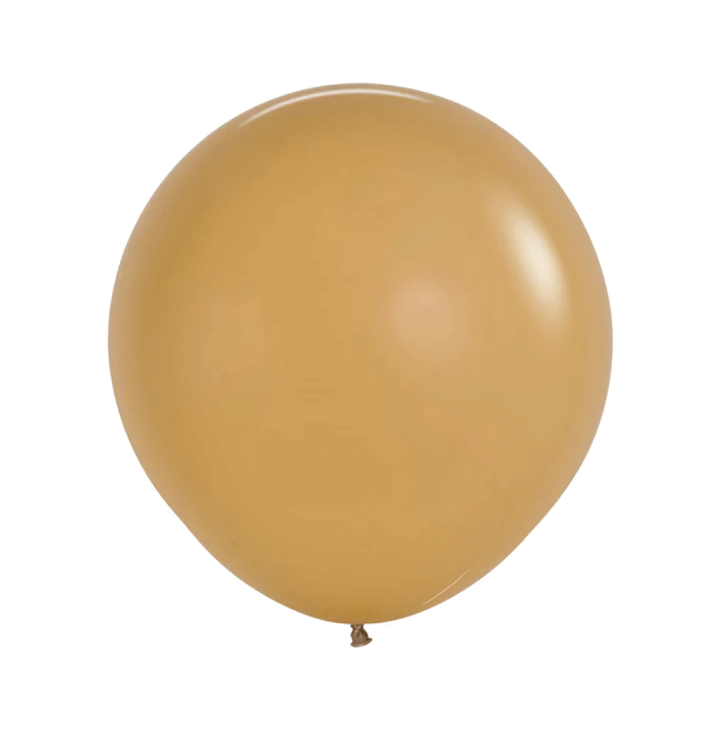 Fashion Latte 60cm Round Balloons 10pk