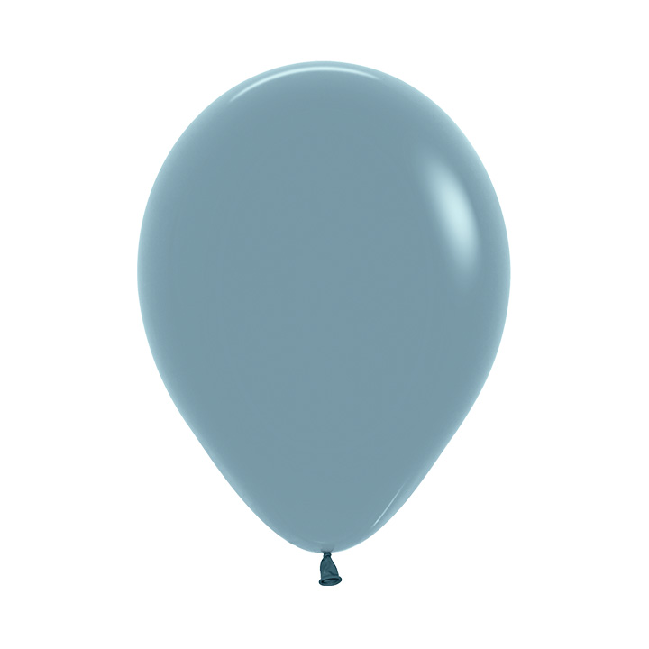 Pastel Dusk Blue 30cm Round Balloon Pk 100