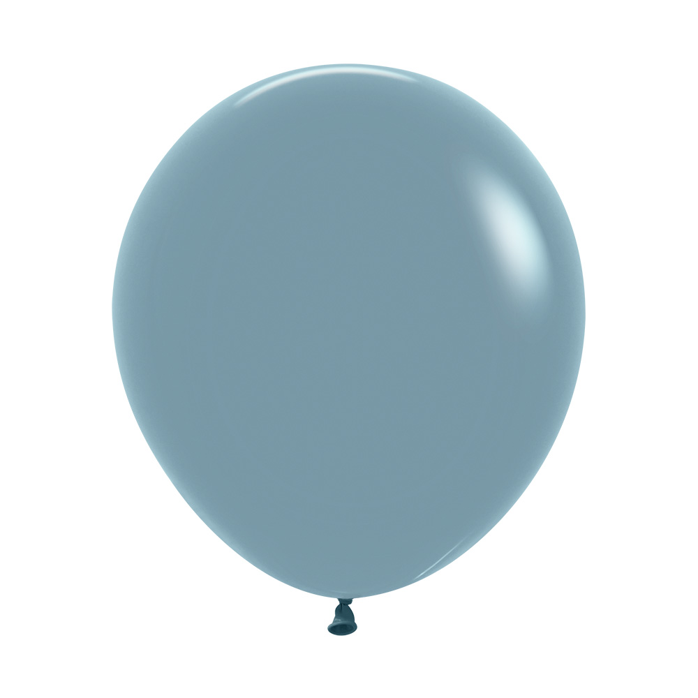 Pastel Dusk Blue 45cm Round Balloon Pk50