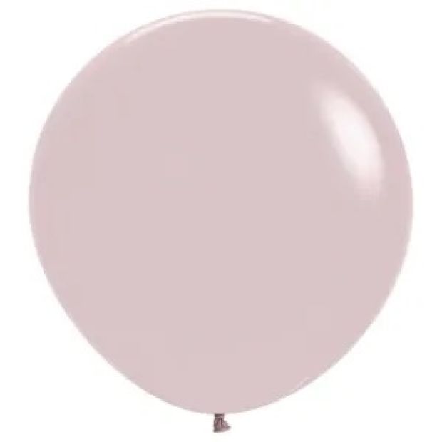 Pastel Dusk Rosewood 60cm Round Balloon 10pk