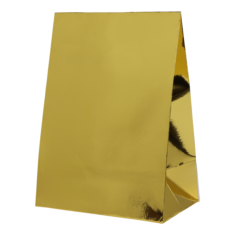 FS Paper Party Bag Met Gold 10pk