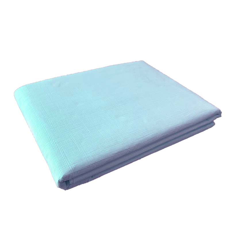 FS Paper Luxe Rect Tablecover 2.7m Pastel Blue