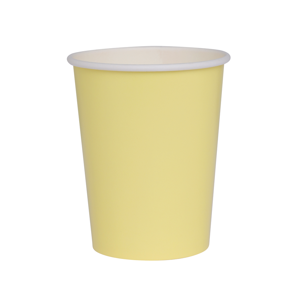 FS Paper Cup Pastel Yellow 260ml 20pk