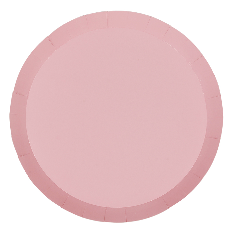 FS Paper Round Dinner Plate 9&quot; Classic Pink 20pk