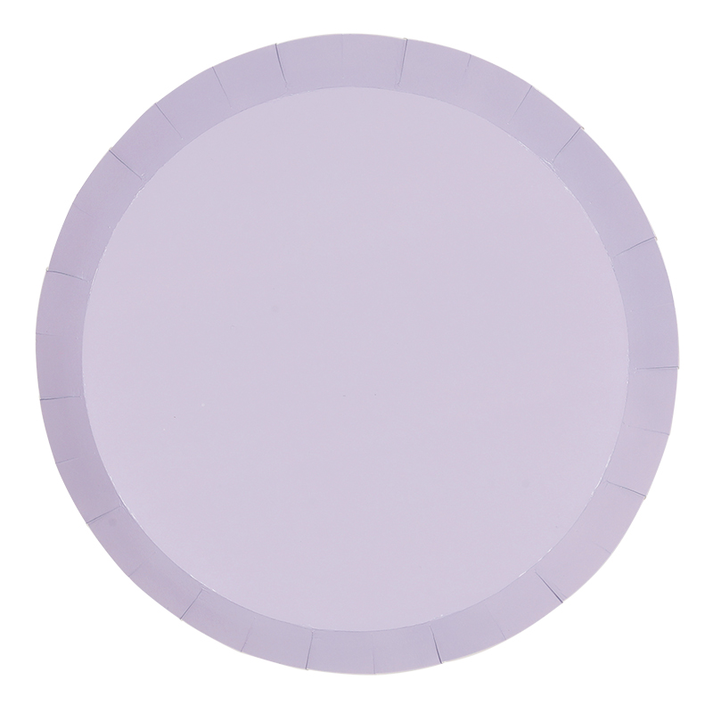 FS Paper Round Dinner Plate 9&quot; Pastel Lilac 20pk